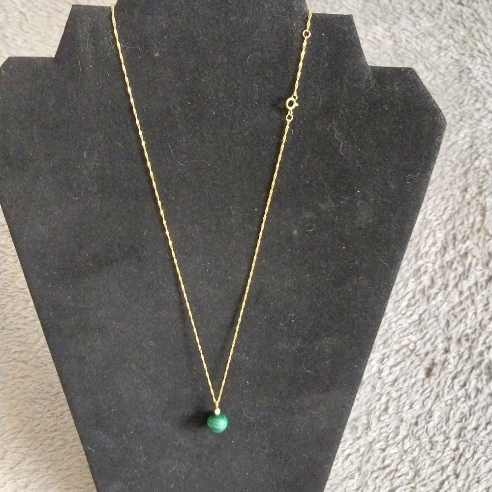 Malachite necklace